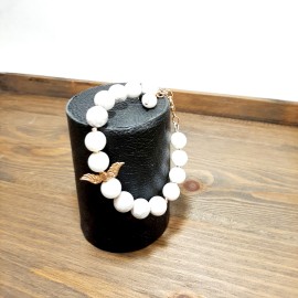 Apyrankė su žadeitu ir hematitu su užsegimu