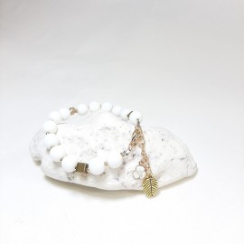 Apyrankė su žadeitu ir hematitu su užsegimu