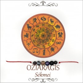 Sėkmės apsaugos apyrankė Ožiaragio ženklui. (Nemokamas siuntimas)