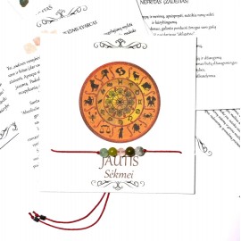 Sėkmės - apsaugos apyrankė Jaučio ženklui. (Nemokamas siuntimas)