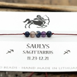 Sėkmės - apsaugos apyrankė Šaulio ženklui. (Nemokamas siuntimas)