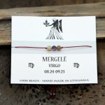 Sėkmės - apsaugos apyrankė Mergelės ženklui. (Nemokamas siuntimas)