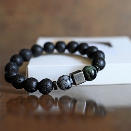 Natūralių akmenukų vardinė apyrankė (pasirenkama). Nemokamas siuntimas. 