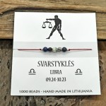 Sėkmės - apsaugos apyrankė Svarstyklių ženklui. Nemokamas siuntimas. 