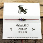 Sėkmės - apsaugos apyrankė Ožiaragio ženklui. (Nemokamas siuntimas)