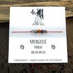 Sėkmės - apsaugos apyrankė Mergelės ženklui. (Nemokamas siuntimas)