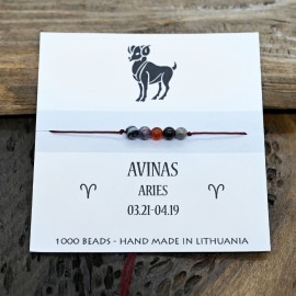 Sėkmės - apsaugos apyrankė Avino ženklui. (Nemokamas siuntimas)