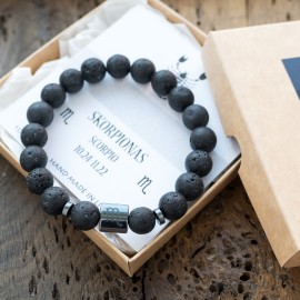 Lavos apyrankė su zodiako ženklu (pasirenkamas). Nemokamas siuntimas.