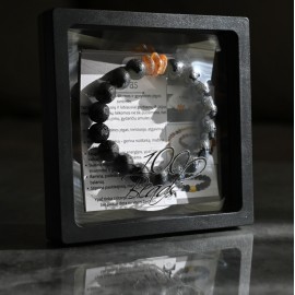 Lavos apyrankė su natūraliu gintaru. Nemokamas siuntimas. 