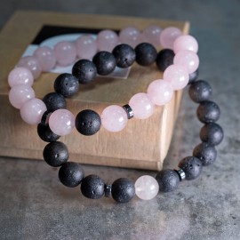 Akmenukų apyrankių komplektas Jam ir Jai. Nemokamas siuntimas.