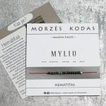 Morzės kodas - Sėkmės apyrankė  "MYLIU". Nemokamas siuntimas