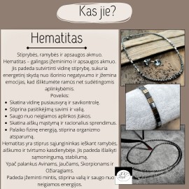 Vyriška lavos apyrankė su ametistu. Nemokamas siuntimas 