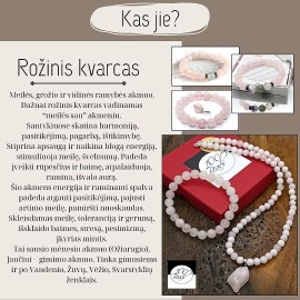 Akmenukų apyrankių komplektas Jam ir Jai. Nemokamas siuntimas.