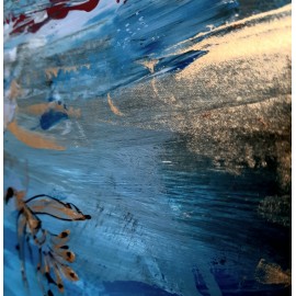 Didelis Paveikslas Robotas su paukščiu