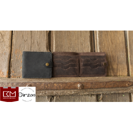 Spalvotos natūralios odos piniginės vyrams