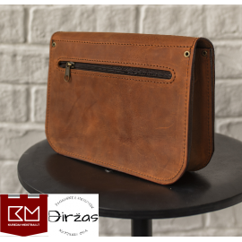 Rankų darbo natūralios odos rankinė