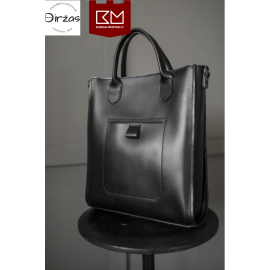 Juoda rankinė moterims su diržu