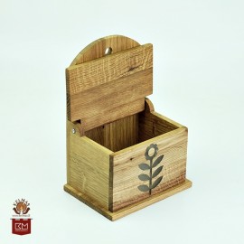 Druskinė ąžuolinė su skaidria gėlyte