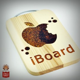 "iBoard" gintaru inkrustuota pjaustymo lentelė 