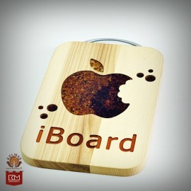 "iBoard" gintaru inkrustuota pjaustymo lentelė 