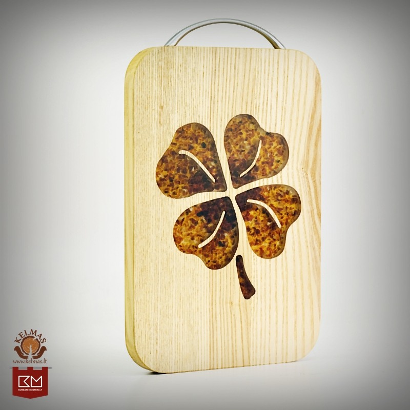 "Dobilas" gintaru inkrustuota pjaustymo lentelė 