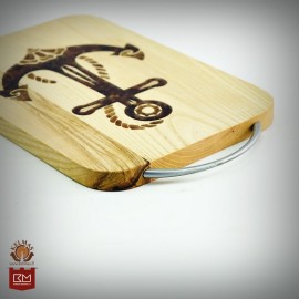 "Inkaras" gintaru inkrustuota pjaustymo lentelė 