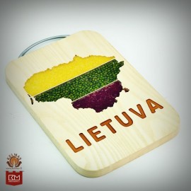 "Lietuva" inkrustuota pjaustymo lentelė 