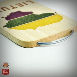 "Lietuva" inkrustuota pjaustymo lentelė 