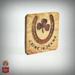 "Laimės" inkrustuotas medinis padėkliukas 