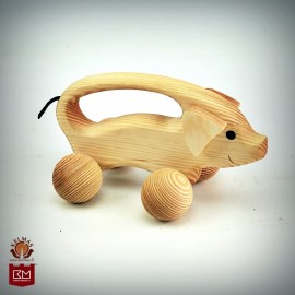"Paršiukas" medinis žaislas