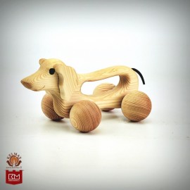 "Šuo" medinis žaislas