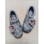 Veltinukai su užkulne - veltiniai - šlepetės dydis 39