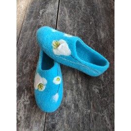 Veltinio šlepetės "Tulpės žiedai"  40 dydis