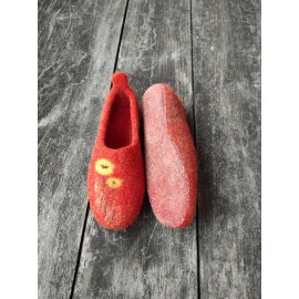 Veltinio šlepetės "Pienės žiedai"38 dydis