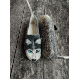 Veltinio šlepetės "Haskis" 38 dydis