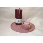 Dovanų rinkinys su žvakėmis Dovanų rinkinys su žvakėmis