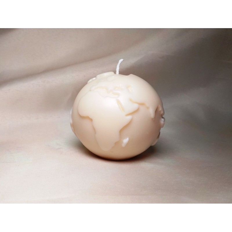 Rapsų vaško žvakė "Žemė. Gaublys" Rapsų vaško žvakė "Žemė. Gaublys"