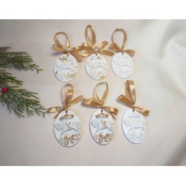 Eglutės žaisliukai arkliukai 6 vnt.