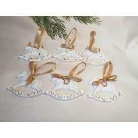 Eglutės žaisliukai arkliukai 12 vnt.