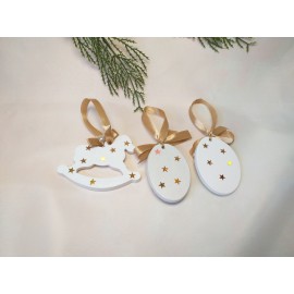 Eglutės žaisliukai arkliukai 6 vnt.