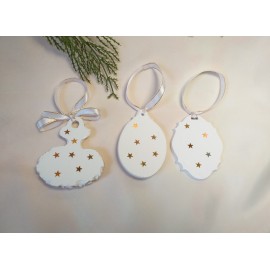 Eglutės žaisliukai arkliukai 6/12 vnt.