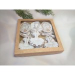 Eglutės žaisliukai arkliukai 6/12 vnt.