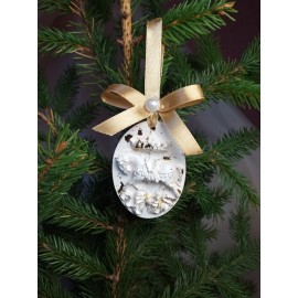 Eglutės žaisliukai arkliukai 12 vnt.