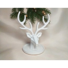 Kalėdų dekoracija statula ar papuošalų stovas elnias