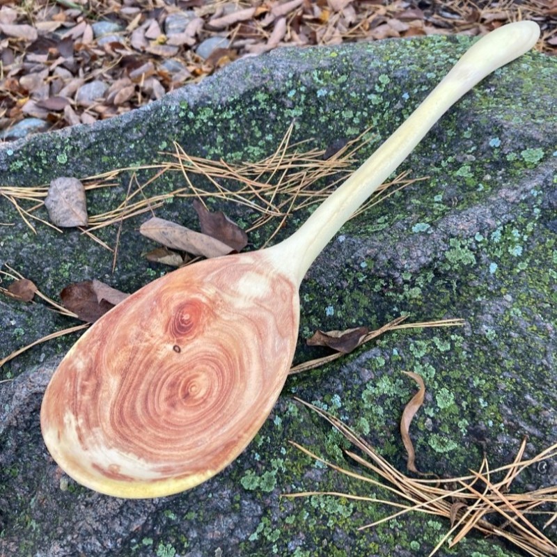 Medinis šaukštas Medinis šaukštas