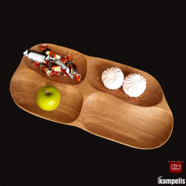 Skaptuotas padėklas 4 dalių 