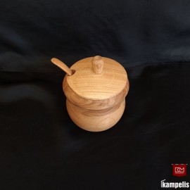 Cukrinė - druskinė "Tulpė marga" su  šaukšteliu Cukrinė - druskinė "Tulpė marga" su  šaukšteliu