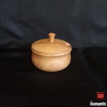 Cukrinė - druskinė "Tulpė" su skylute šaukšteliui