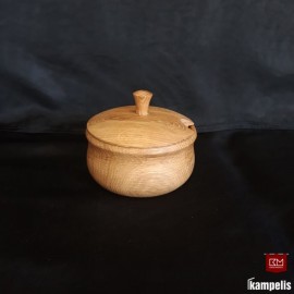 Cukrinė - druskinė "Tulpė" su skylute šaukšteliui