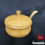 Cukrinė - druskinė "Tulpė" su šaukšteliu Cukrinė - druskinė "Tulpė" su šaukšteliu